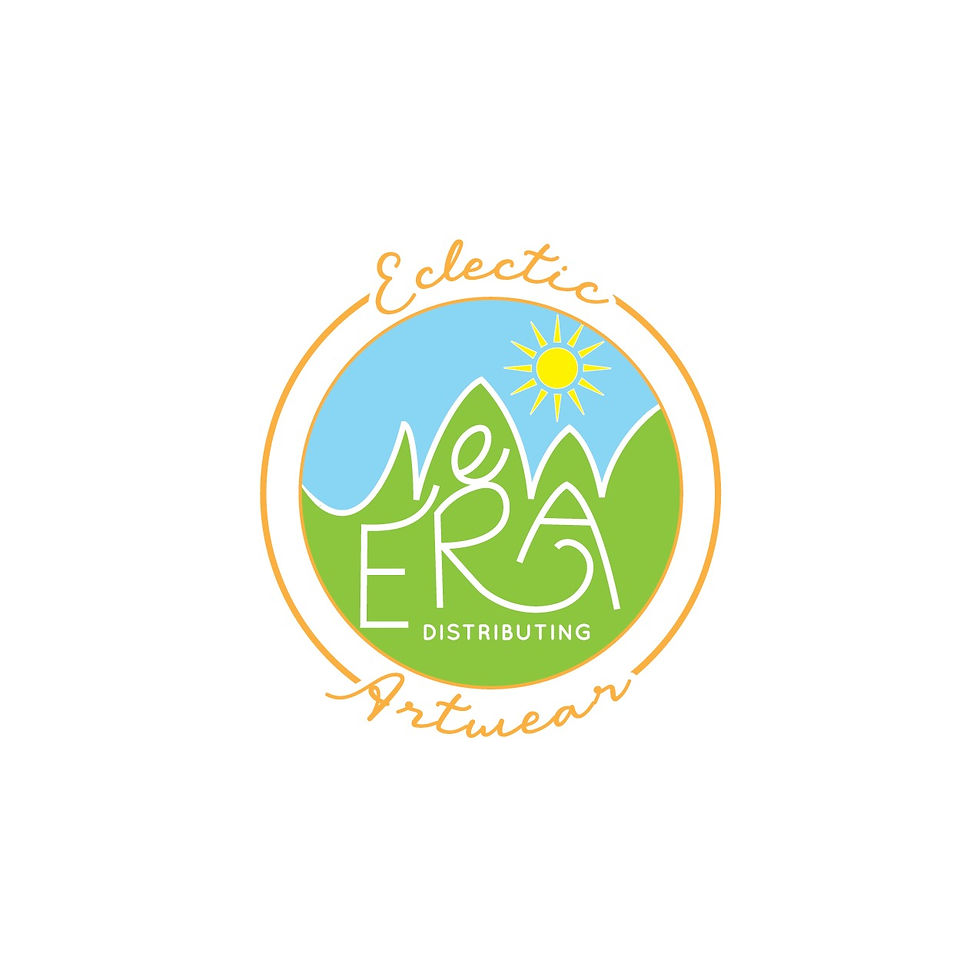 New Era Distributing Logo with colorful mountains and sun
