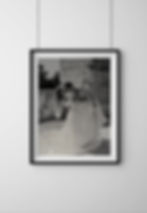 Personalizirani pokloni glitter print mladenaca u crnom okviru, elegantan poklon za vjenčanje s unikatnim sjajnim efektom.