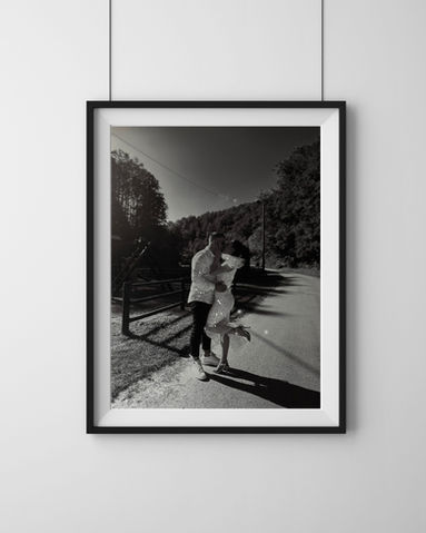 Personalizirana fotografija sa šljokicama