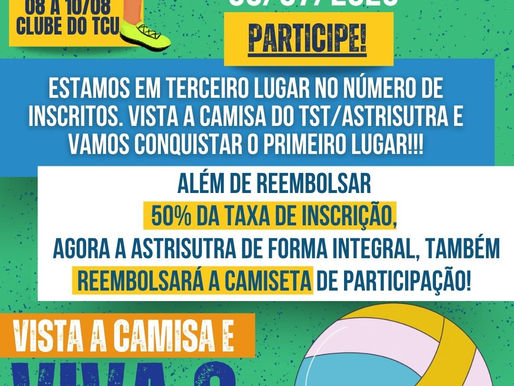 A OIT tá chegando e a delegação TST - Astrisutra quer ver você medalhando!