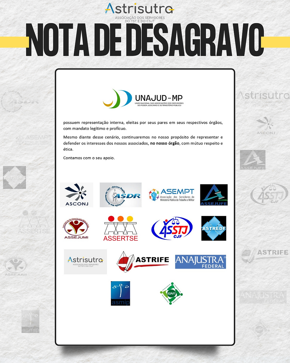 nota de desagravo unajud - mp