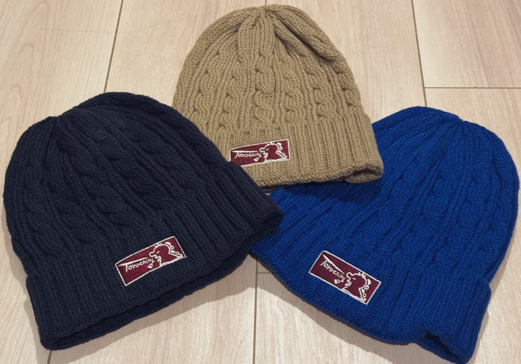 「とまじゅう刺繍」ニット帽子