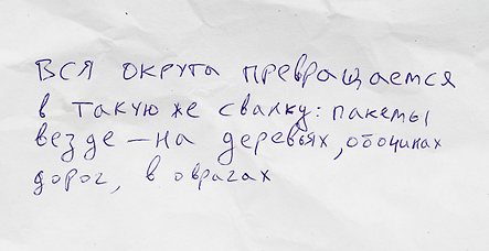 Вся округа превращается втакую же свалку
