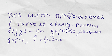 Вся округа превращается втакую же свалку