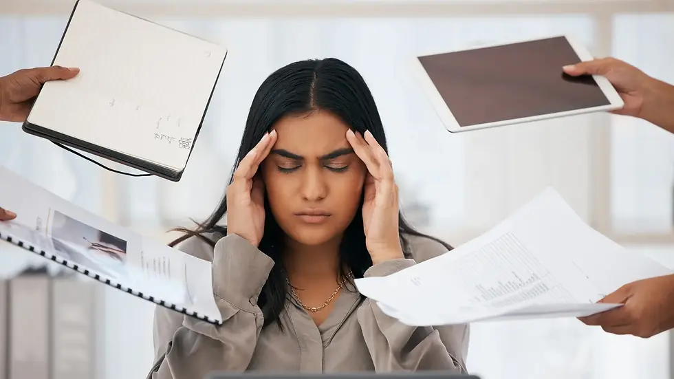 workload showing What Causes Burnout? for koott blog