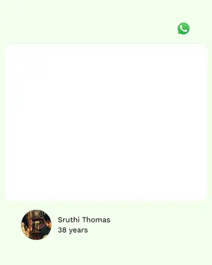 Review from Sruthi Thomas, 38-year-old female from Kochi, sharing her experience with schizophrenia counselling support.