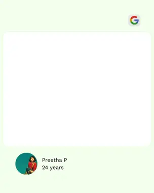 Review from Preetha P, 24-year-old female from Trivandrum, sharing her experience with improving communication skills counselling support.