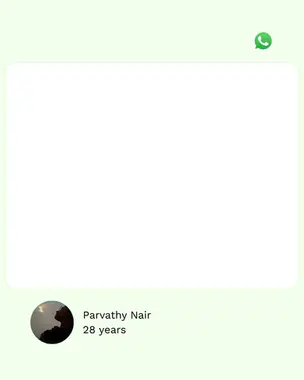 Review from Parvathy Nair, 28-year-old female from Thrissur, sharing her experience with trauma counselling support.