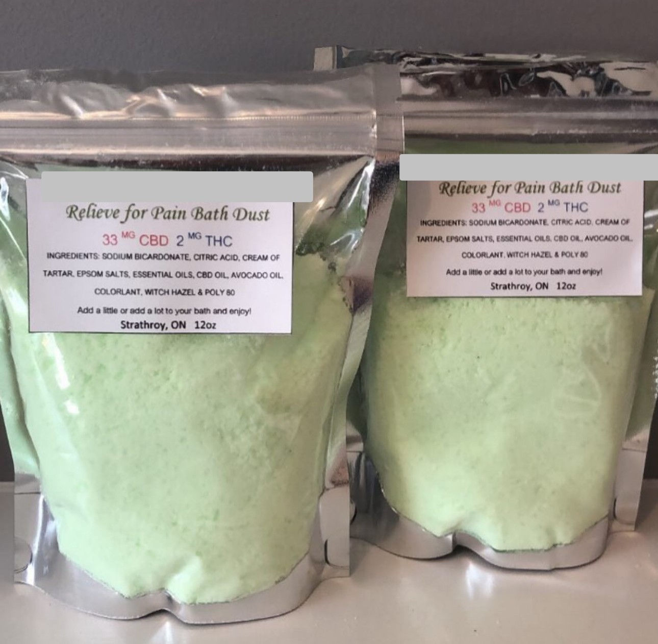 Relieve for Pain Bath Dust