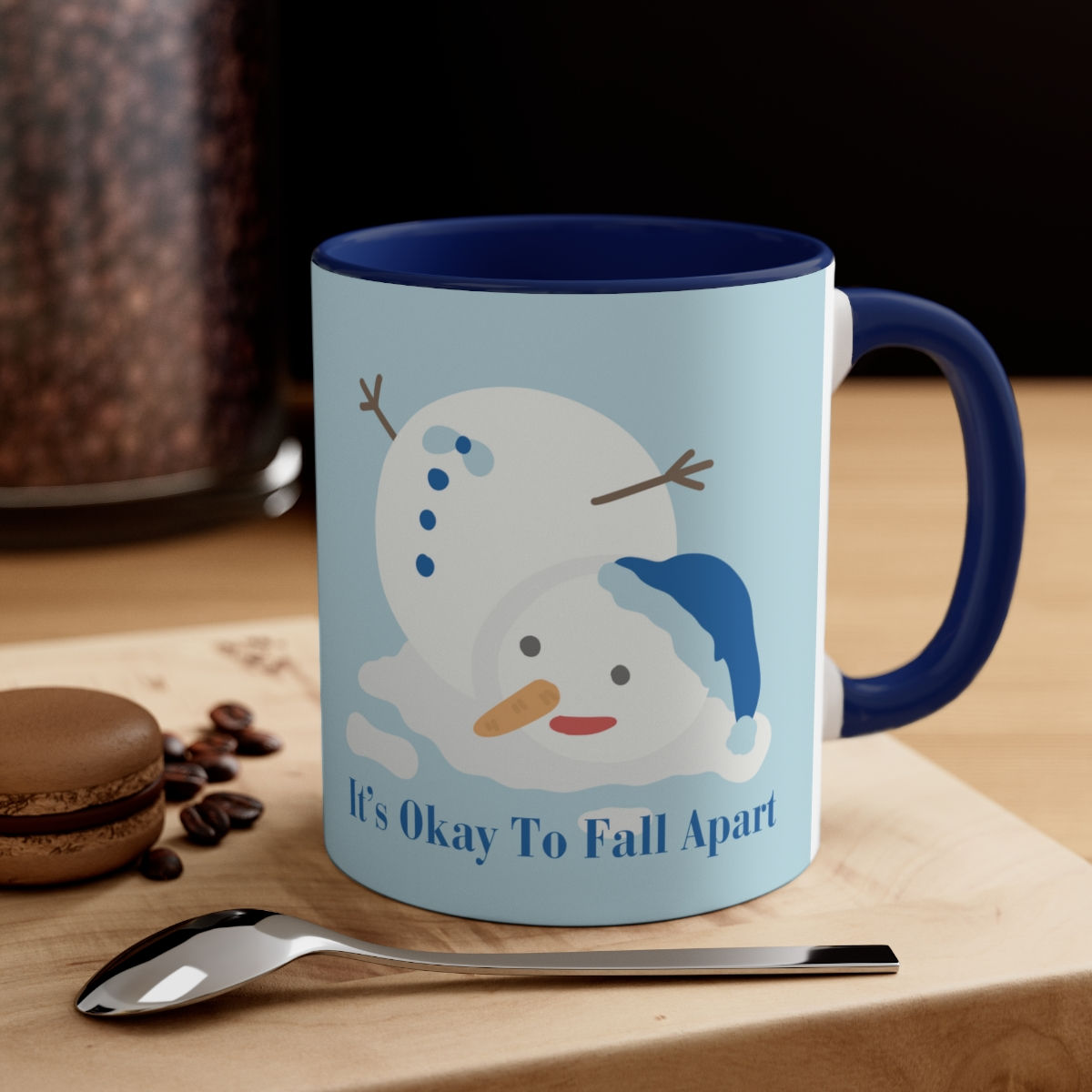 Its Okay to Fall Apart Mug  Two Tone 11oz