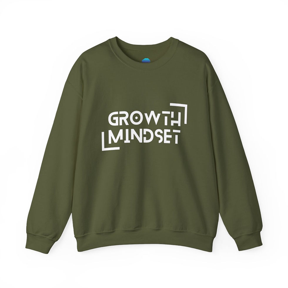 Thumbnail: Growth Mindset Unisex Heavy Blend™ Crewneck Sweatshirt