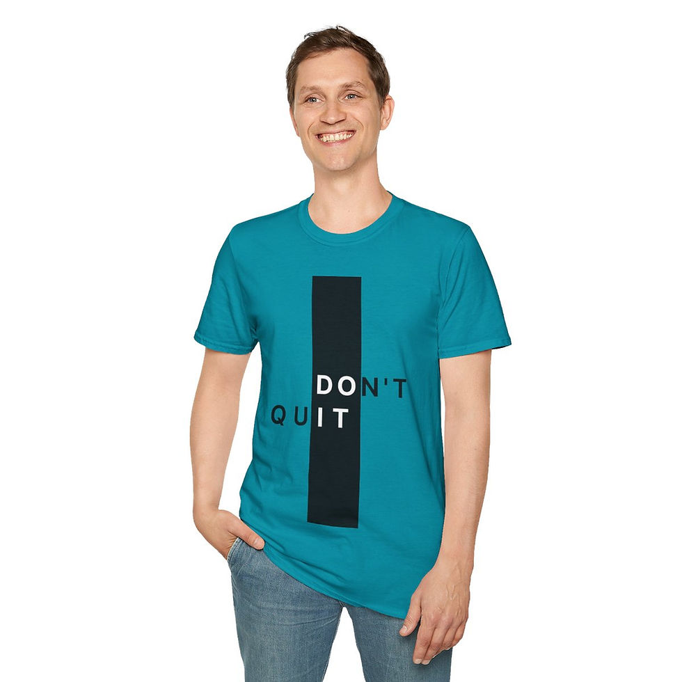 Thumbnail: Don't Quit, Do It Unisex Softstyle T-Shirt, Mental Health, Motivational