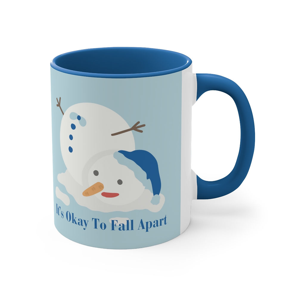 Thumbnail: Its Okay to Fall Apart Mug  Two Tone 11oz