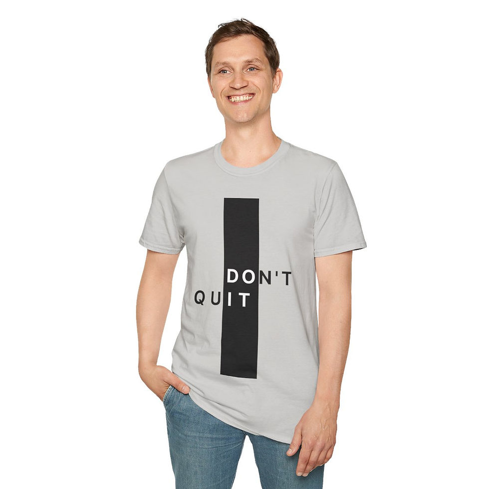Thumbnail: Don't Quit, Do It Unisex Softstyle T-Shirt, Mental Health, Motivational