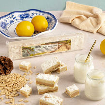 Ilustración etiqueta turrón Marc Ribas