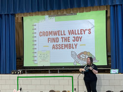 "Find the Joy" assemblies and music performances led by Baltimore County educator Theresa Iacarino t