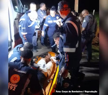 Resgate: Jovem sobrevive em Marília após queda de penhasco de 40 metros de altura