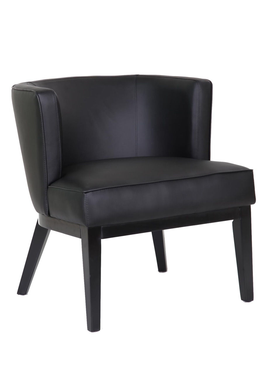 Ava Black Guest Chair