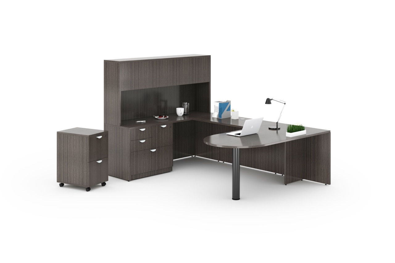 U-Shape Bullet w/ Combo Lateral, Hutch & Mobile FF Pedestal