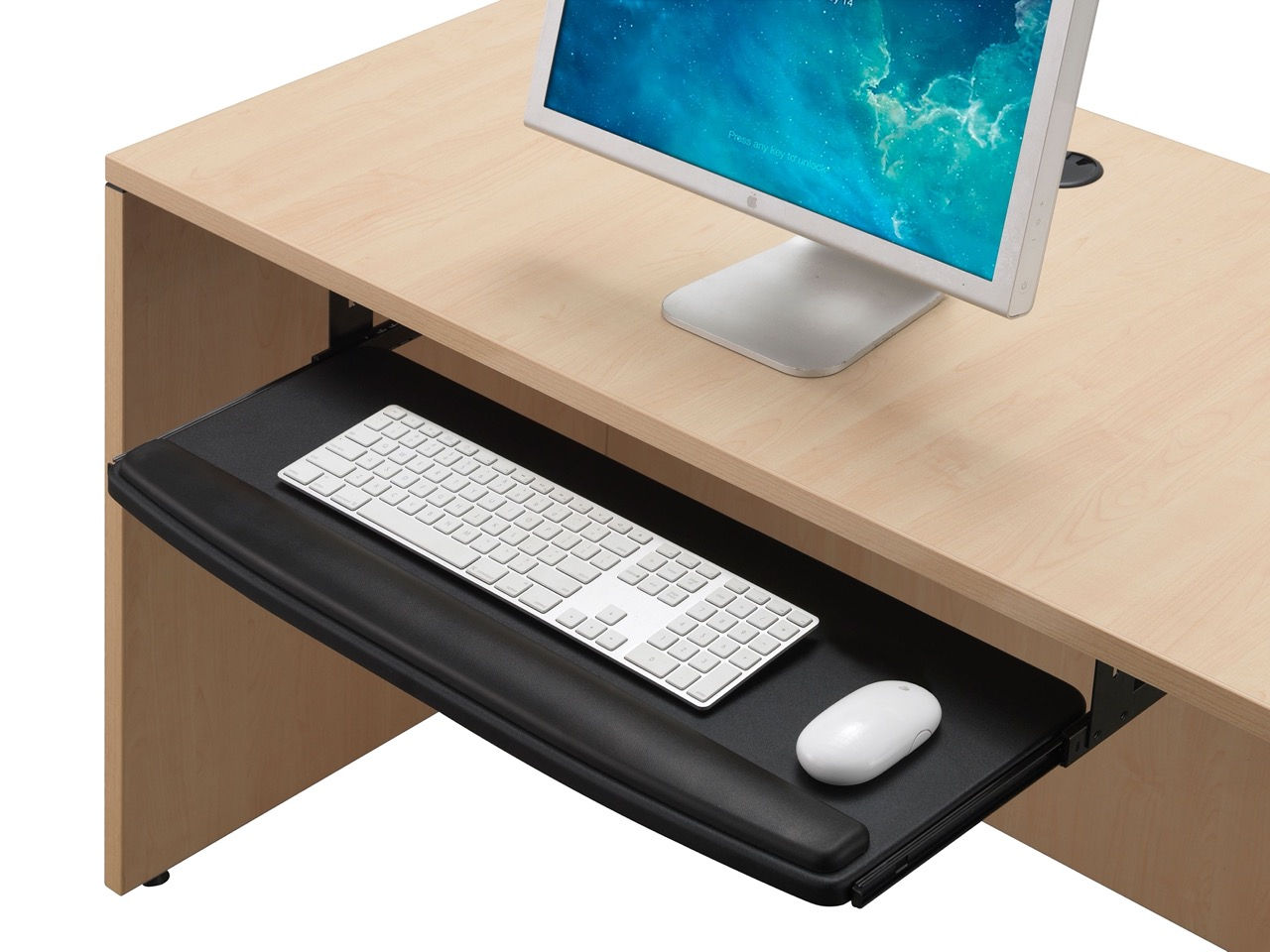 20" Wide Deluxe Keyboard Tray (Extended Arm)