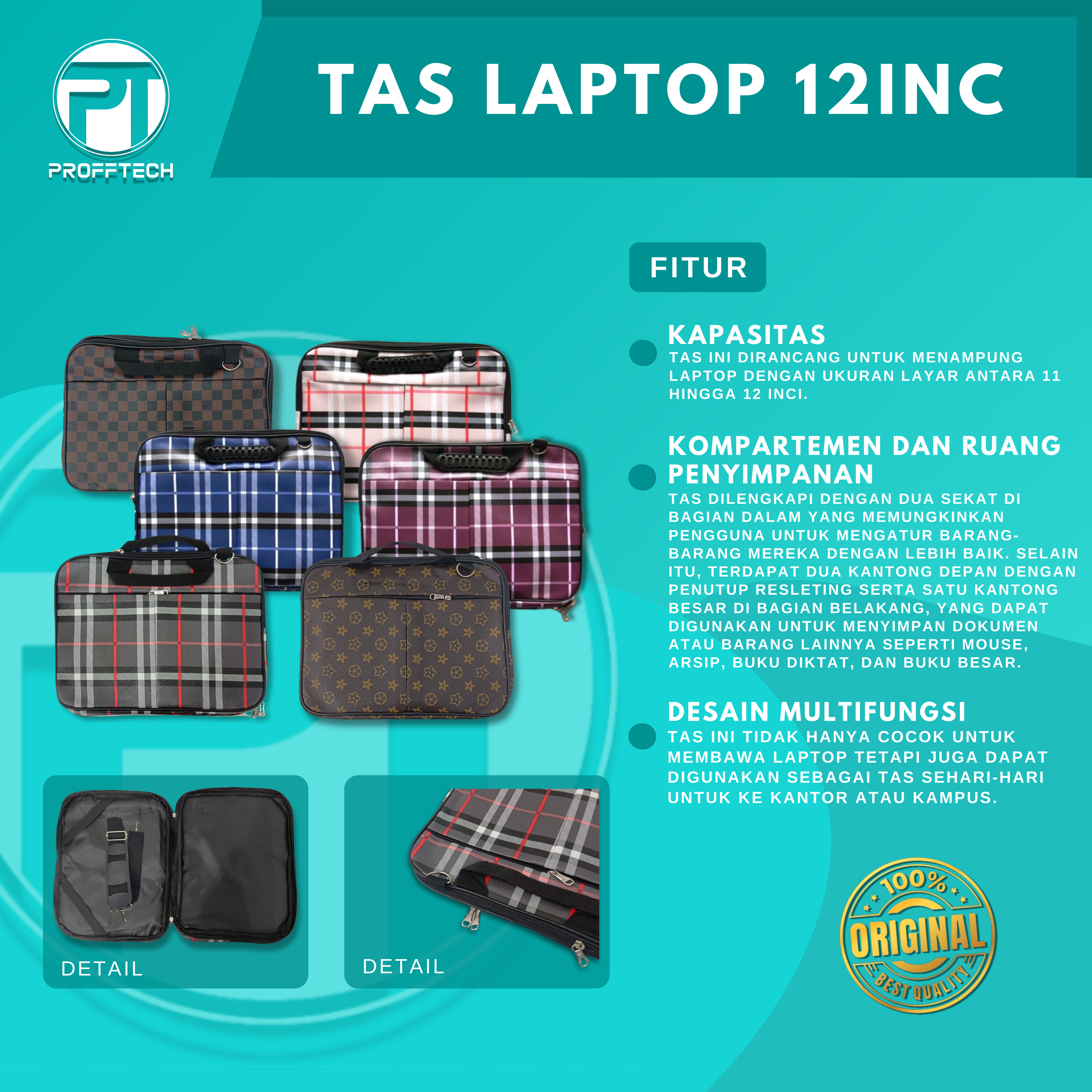 TAS LAPTOP 12INCH