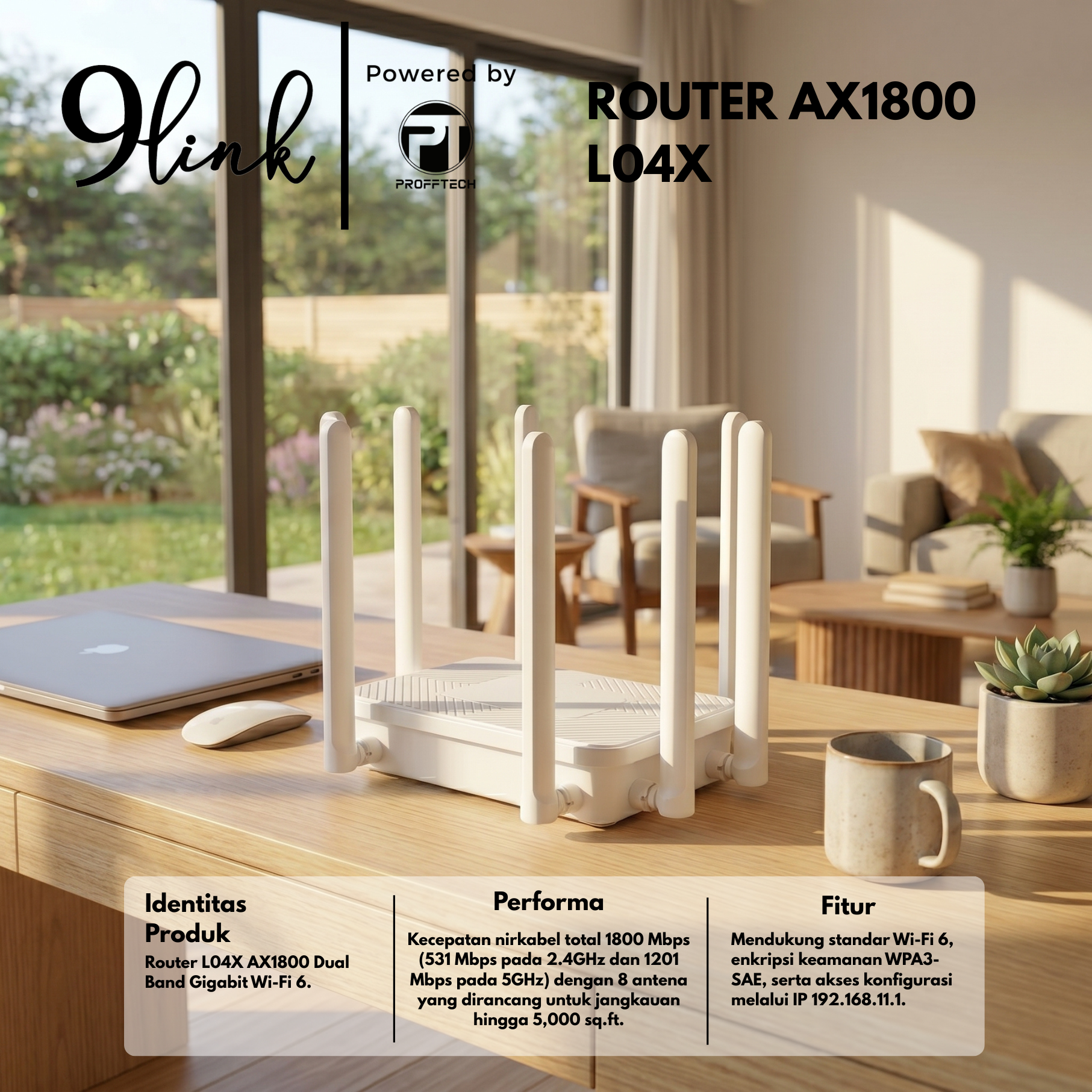 ROUTER AX1800 L04X