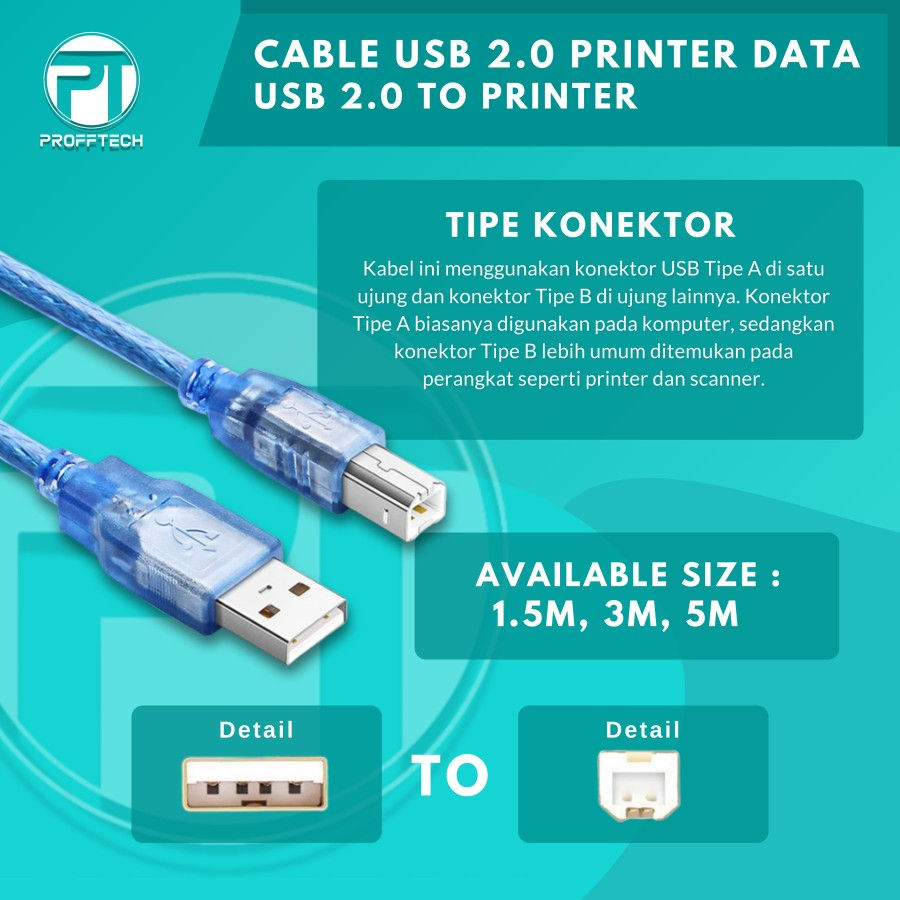 Thumbnail: Kabel Usb Printer 2.0