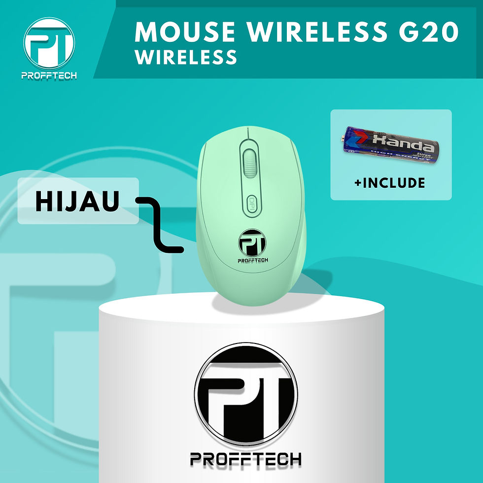 Thumbnail: Mouse Wireless 2.4Ghz 1600DPI Optical. (Silent Klick) Original.