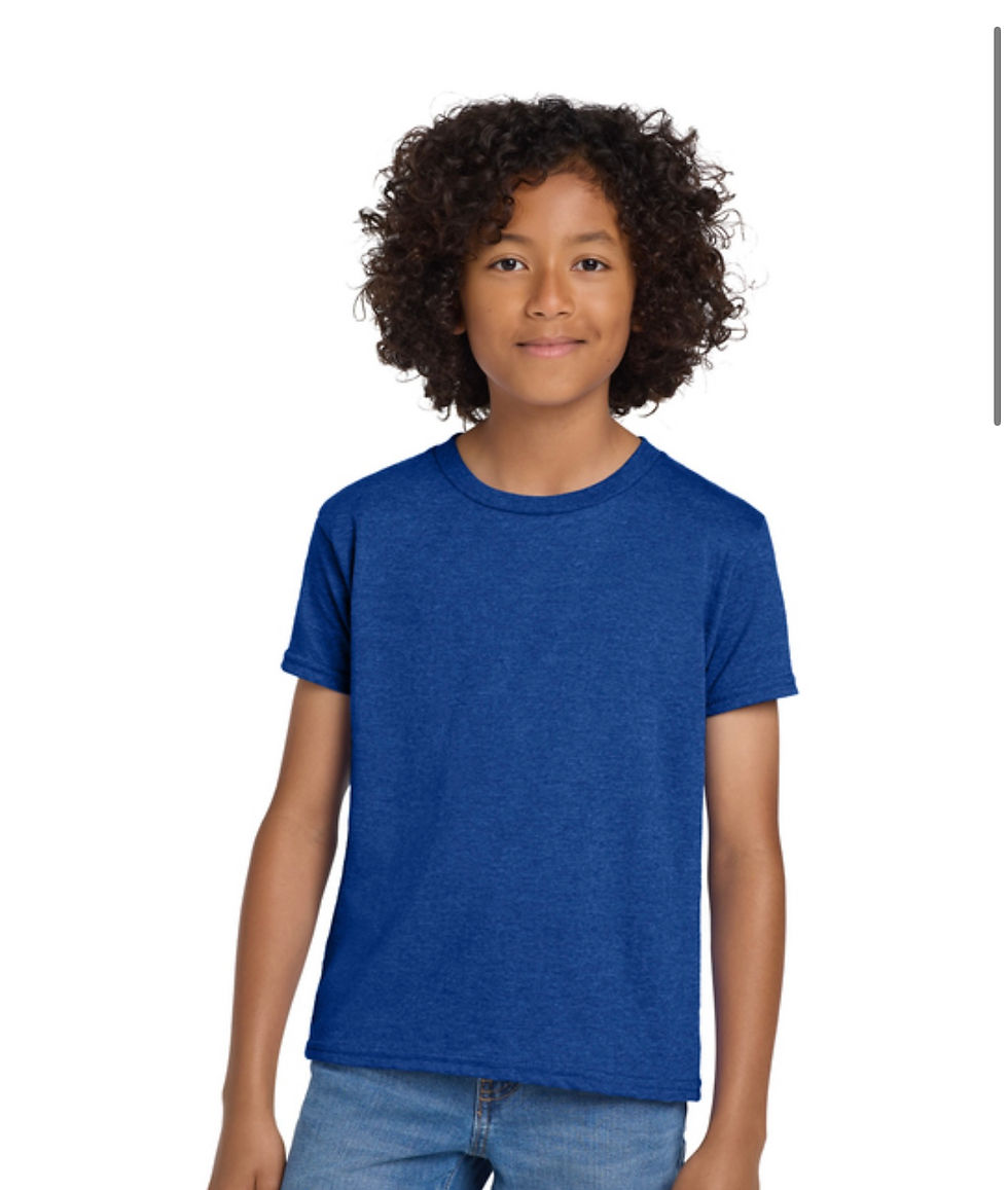 Thumbnail: Gildan® Youth DryBlend® 50 Cotton/50 Poly T-Shirt