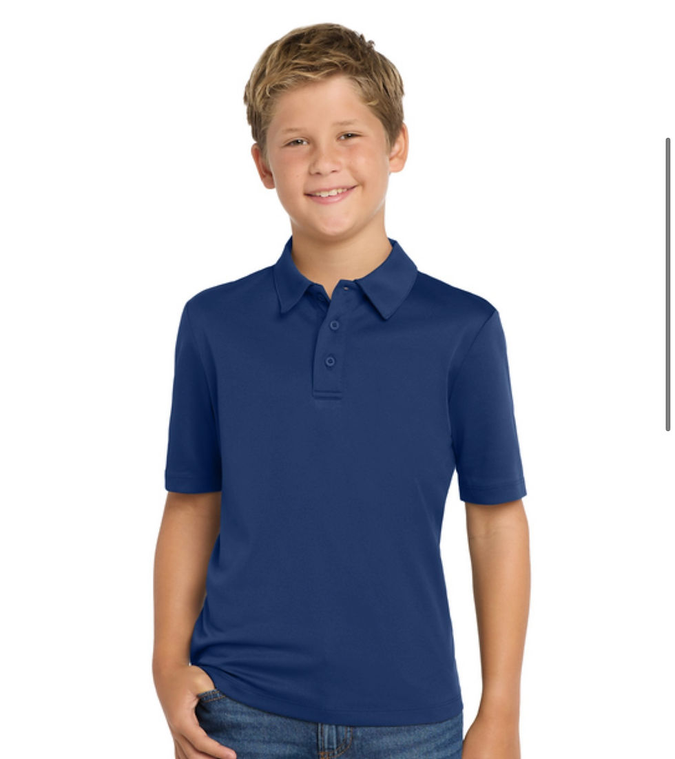 Thumbnail: Port Authority® Youth Silk Touch™ Performance Polo