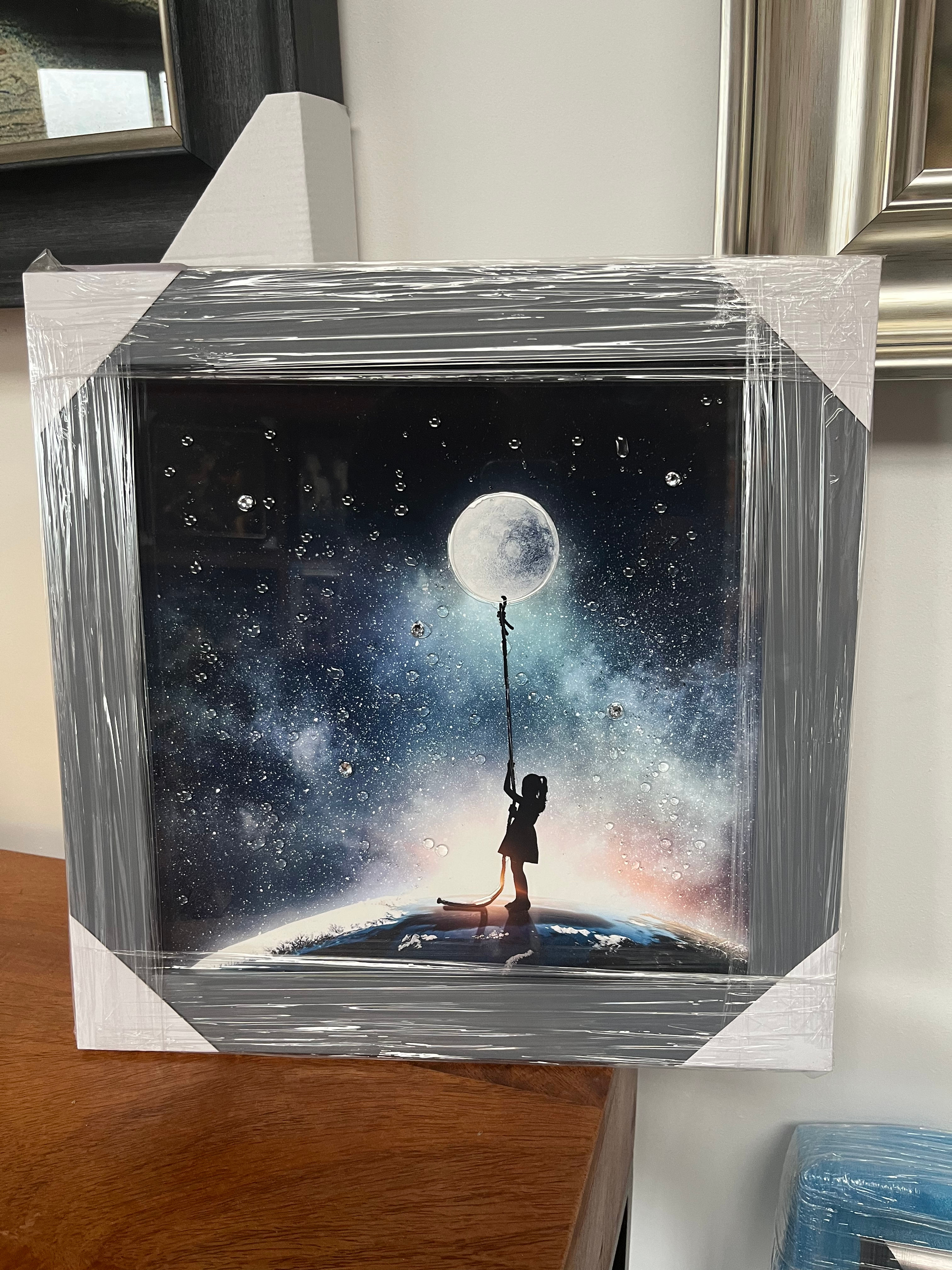 Moon Night Sky Dreams-Small Frame