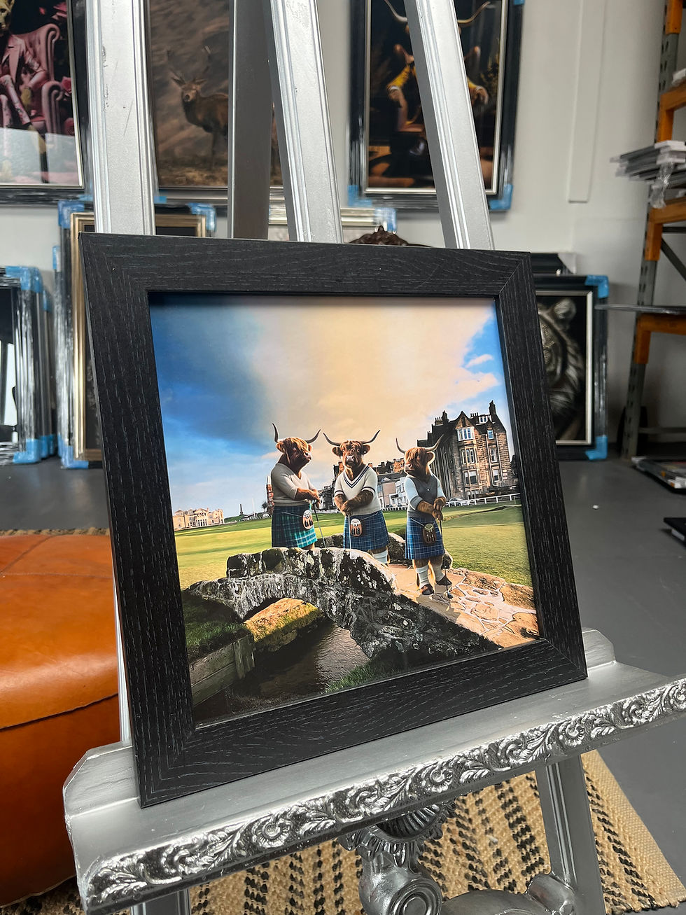 Highland Cow Golf - Small Frame