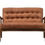 Thumbnail: Humber 2 Seater Sofa Vintage Brown Leather