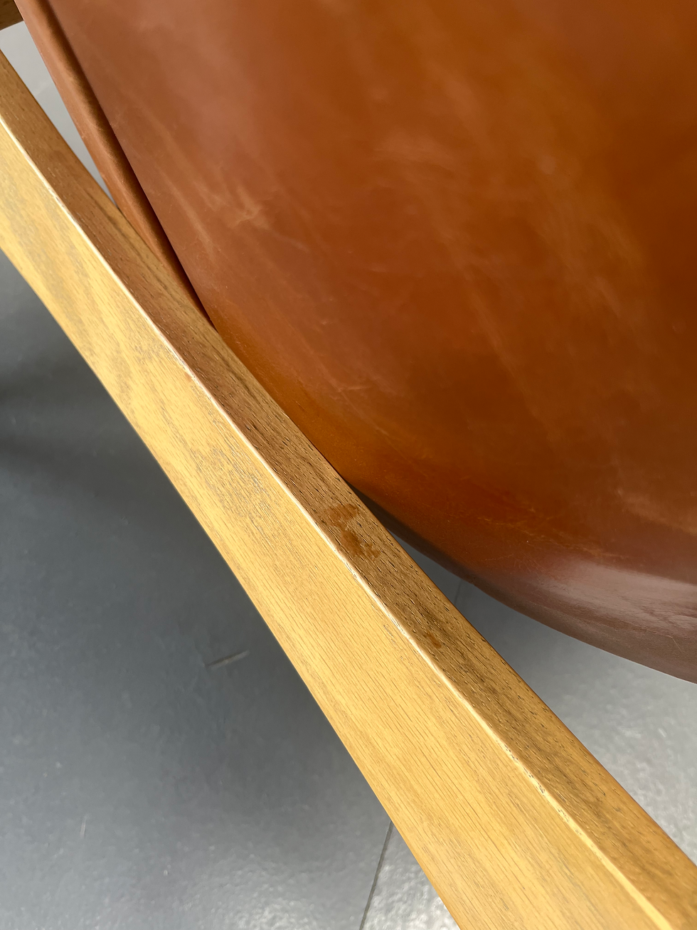 Thumbnail: Gallery Direct Carrera Leather/ Oak Frame Armchair