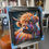 Thumbnail: Highland Cow Framed Black Gloss Cove Frame