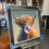 Thumbnail: Highland Cow Canvas Framed Large Picture