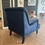 Thumbnail: DARWIN VELVET ACCENT CHAIR IN BLUE