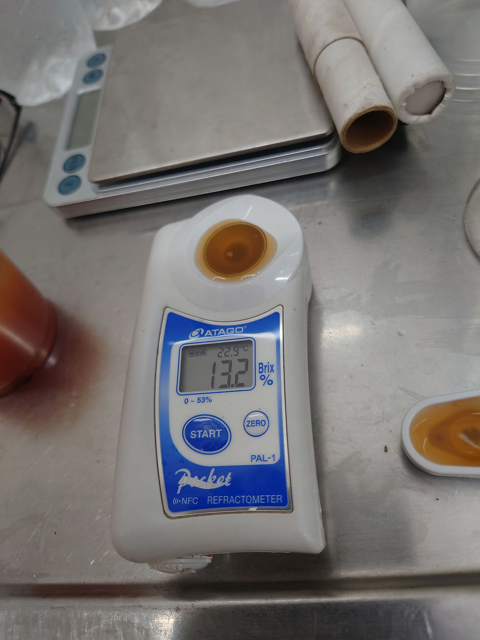 2025初仕込み林檎の糖度