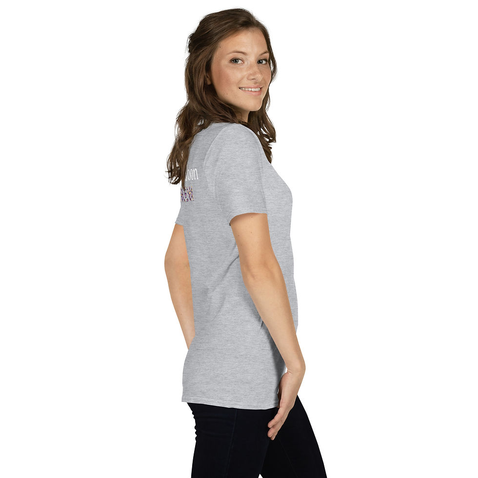 Thumbnail: Women's Red Ribbon Crew Short-Sleeve Unisex T-Shirt