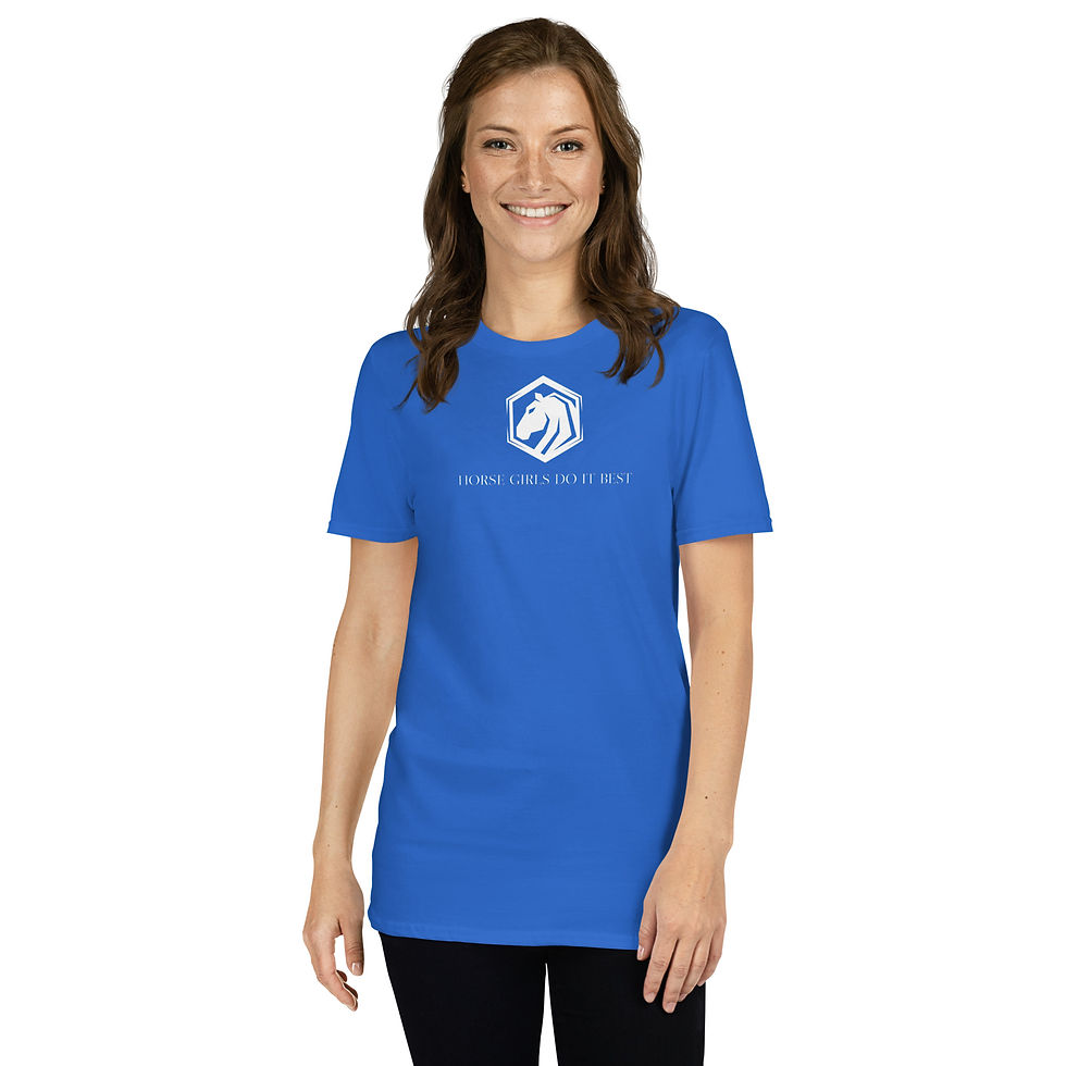Thumbnail: Women's Horse Girls Do It Best Short-Sleeve Unisex T-Shirt
