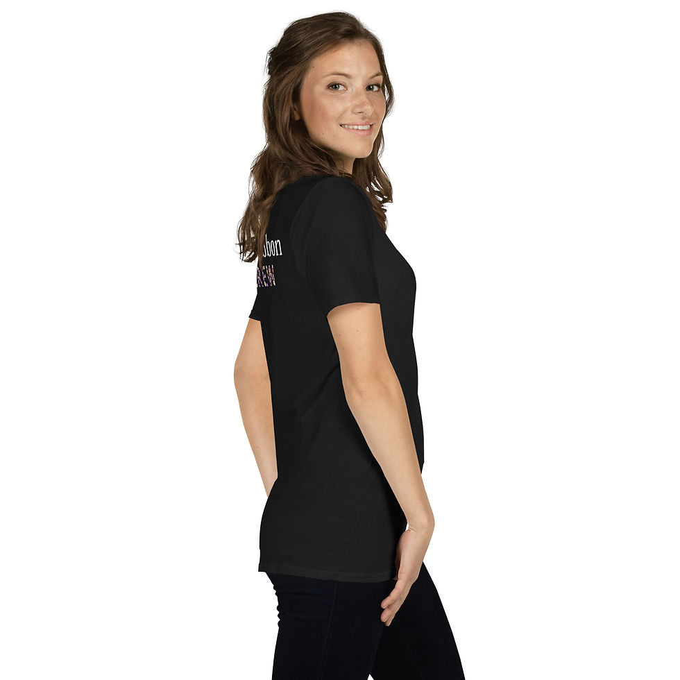 Thumbnail: Women's Red Ribbon Crew Short-Sleeve Unisex T-Shirt