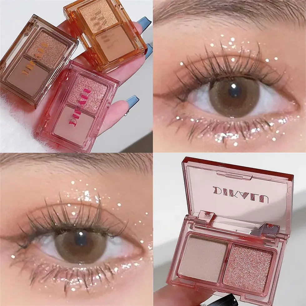 Thumbnail: Waterproof Red Black Eyeshadow Palette Makeup Lasting Easy To Color Matte Eye Sh