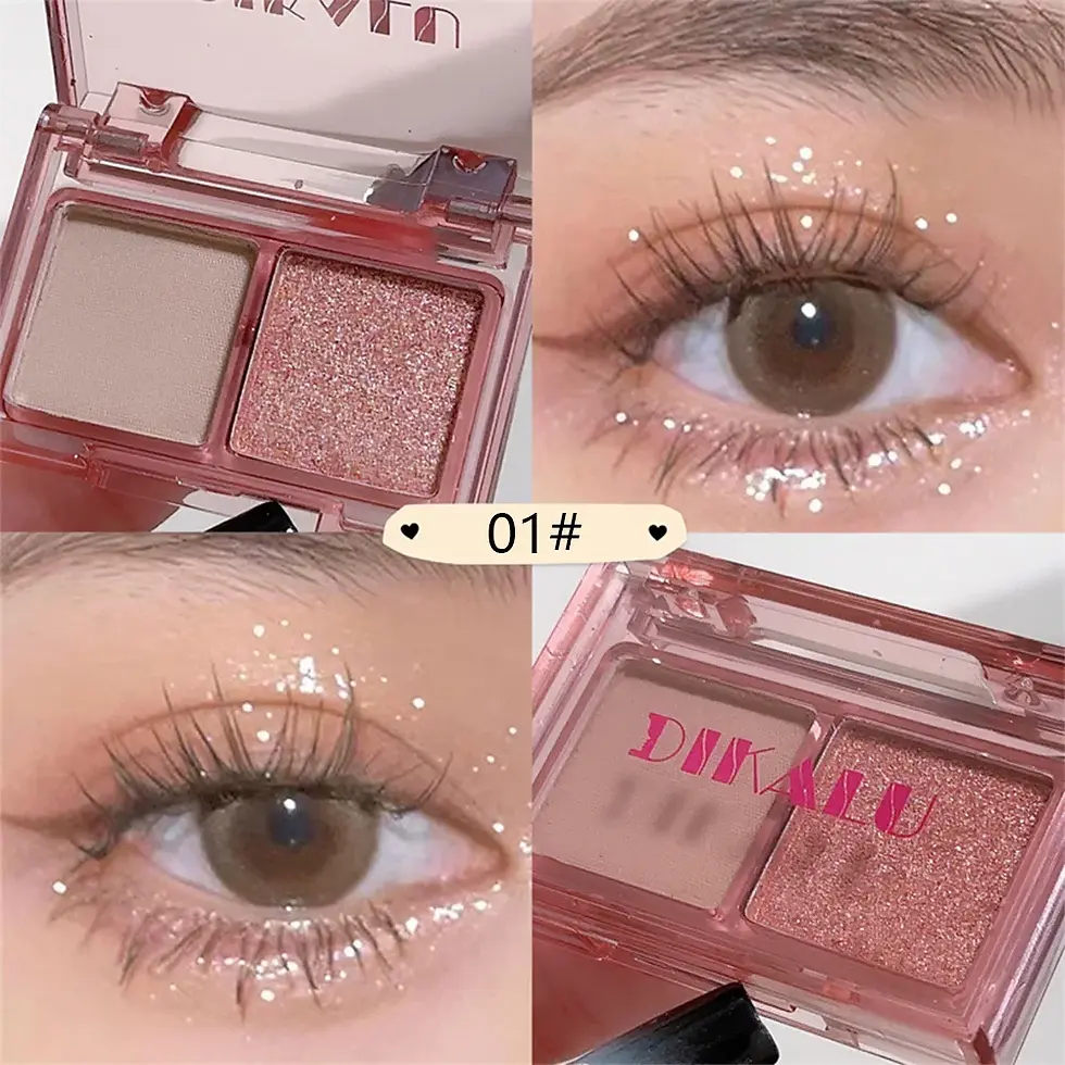 Thumbnail: Waterproof Red Black Eyeshadow Palette Makeup Lasting Easy To Color Matte Eye Sh