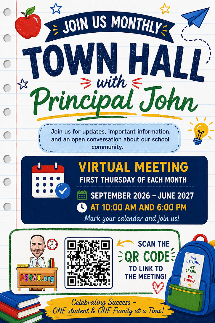 Town hall flyer