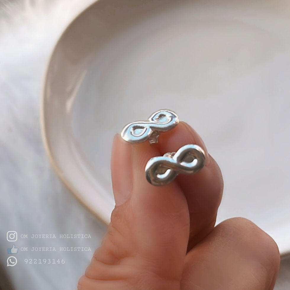 Miniatura: Infinito aretes plata950 
