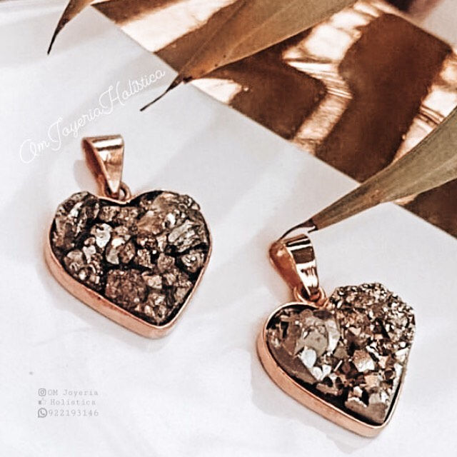 Dije Corazón Pirita