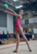 Cascade Rhythmic athlete in competition
