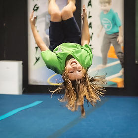 NeoMotion Tumbling Ninja Classes Avon Lake Gymnastics Karate Backflip flips trampoline