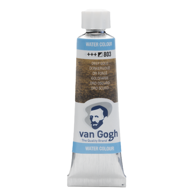 Watercolour Tube 10 ml Deep Gold 803