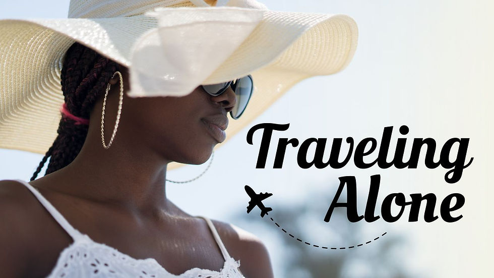 black woman solo travel